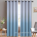 Cortinas Ombre Azul Claro